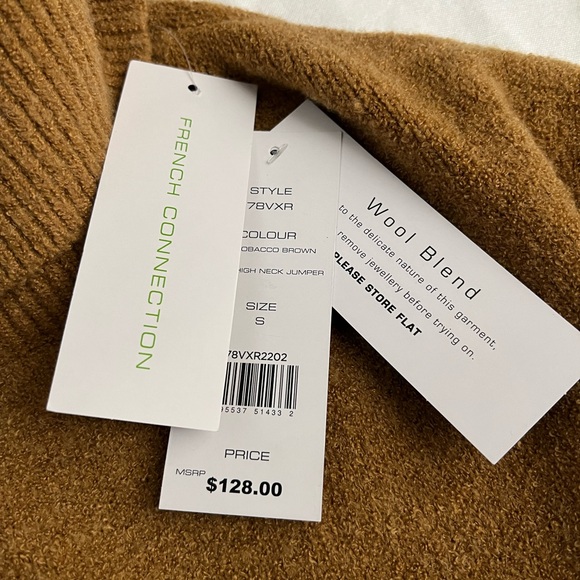 NWT French Connection Turtleneck Oversized Sweater - Picture 6 of 7